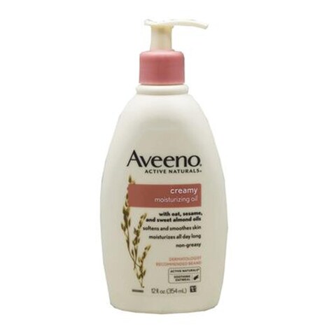 Aveeno Creamy Moist. Oil Pump 354Ml