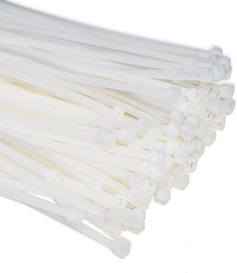 AL ARQAM Zip Ties, 100 Pcs 2.5x150 MM Cable Tie, Adjustable Durable Self-locking Nylon Zip Cable Ties for Home Office Garage Workshop