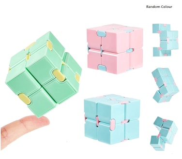 Infinity Cube Toy, Sensory Infinity Cube Autism Relief Toys, Mini Abs Infinity Cube Puzzle Accessories Toys For Adults Hand Cube Relieve Stress And Anxiety Relief And Kill Time