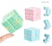 Infinity Cube Toy, Sensory Infinity Cube Autism Relief Toys, Mini Abs Infinity Cube Puzzle Accessories Toys For Adults Hand Cube Relieve Stress And Anxiety Relief And Kill Time