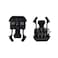 O Ozone Buckle Clip Mount Accessory Kit [2 In 1] Compatible For Gopro, For Sjcam, For Yi Action Camera