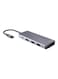 Powerology 11 In 1 USB-C Hub 2Inch Gray