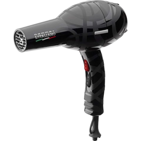 Gamma+ Italian Professional Design Hair Dryer - Black Color