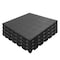 YALLA HomeGym 40MM EXTRA THICK Rubber Heavy-Duty Gym Floor Mat, Commercial Gym Rubber Floor Tiles Shock Absorbing 1 Squared Meter (BLACK)