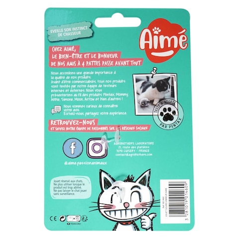 Agrobiothers Aime Vibrating Mouse Toy For Cats
