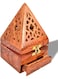 Generic Saqoware Incense Bakhoor Burner, Wooden Colour, 17cm