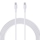 Aukey CB-NCC1 Nylon Braided USB-C to USB-C Cable 1m - White