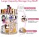 Fitto Rotating Makeup Organizer, Large Perfume Cosmetics Organizer, Beauty Organizer, Clear, 7 Layers, Detachable Shelves, for Bedroom Dresser or Vanity Countertop