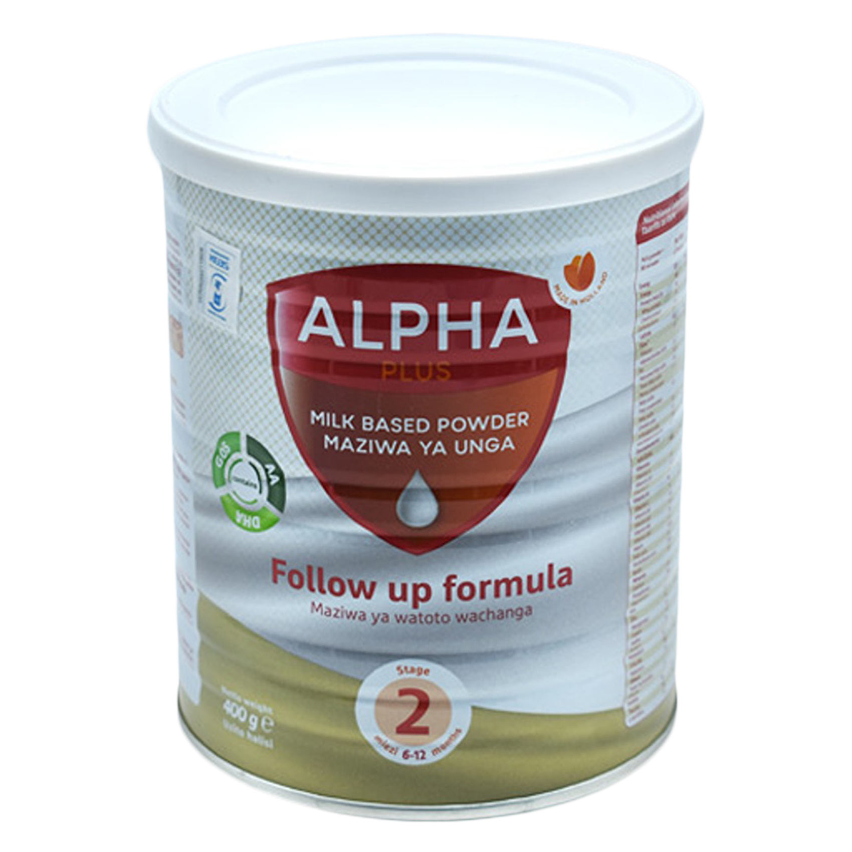 Alpha Plus Follow Uo Formula Baby Milk Powder Stage 2 6-12 Months 400g