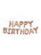 Generic Happy Birthday Letter Aluminum Foil Balloons