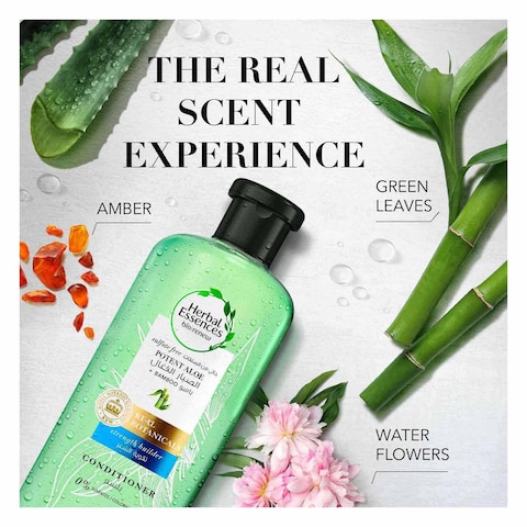 Herbal Essence Bio Renew Sulphate Free Potent Aloe Bamboo Conditioner 400ml