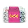 Sanita Happies Cotton Care Wipes 56 Count X Pack Of 3