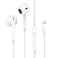 HiFi Stereo Volume Control Microphone For Apple iPhone 14 Pro Max 13 12 Mini 11 10 X XR SE3 7 8 Plus White