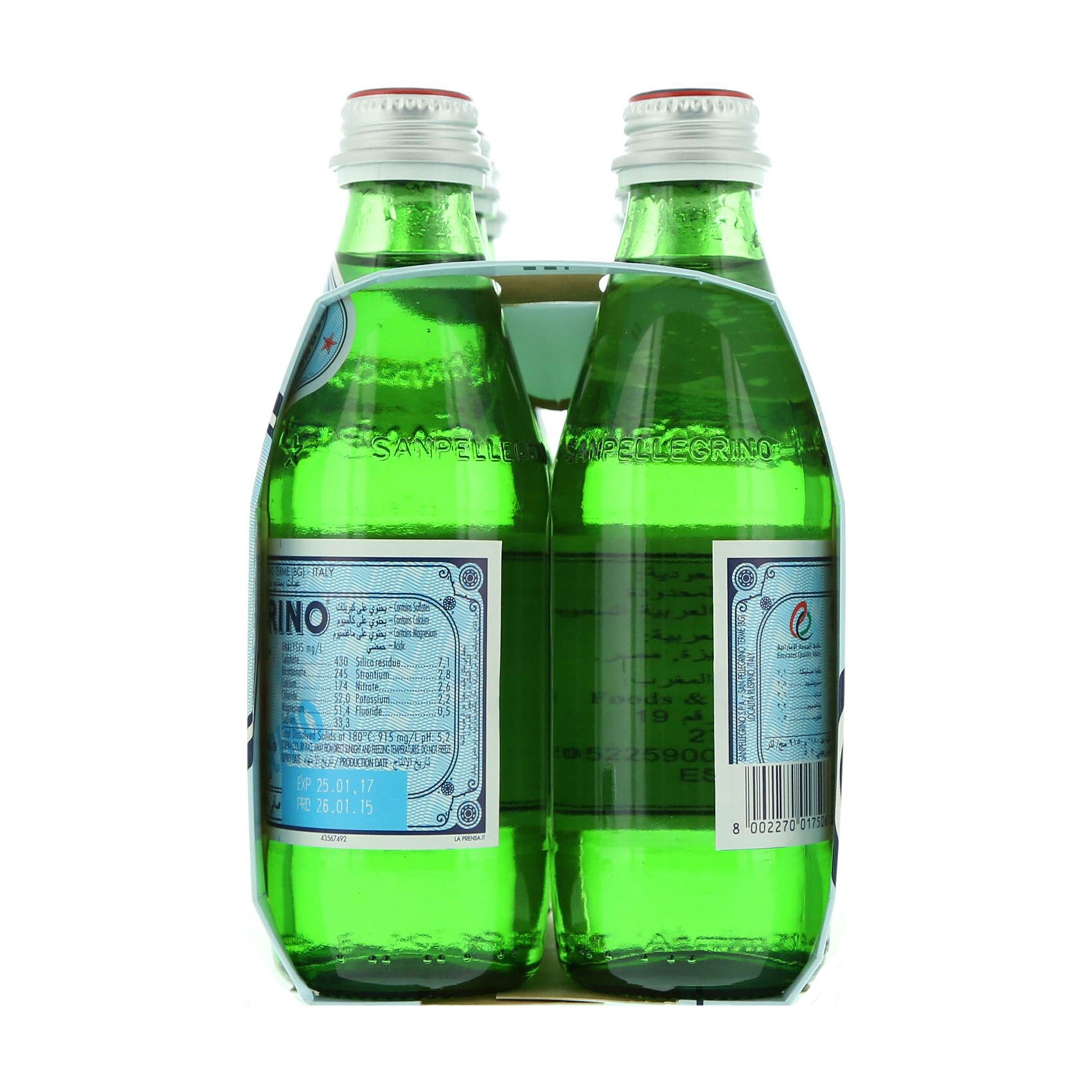 San Pellegrino Water Sparkling 250 Ml 6 Pieces product thumbnail 2