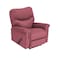In House Velvet Classic Recliner Chair - Dark Pink - NZ110