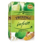 Buy Twinings Of London Infuso Ginger And Lime Tea Bag 20 Sachet in Kuwait