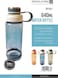 Royalford 650 ml Water Bottle- Rf11117 Transparent Plastic Bottle With Attached Easy Twist Lock Stylish Design Light-Weight And Easy To Carry High-Quality Non-Toxic And Eco-Friendly Blue