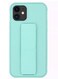 Zolo Finger Grip Holder and standing cover with Car Magnetic Multi-function Shockproof Protective Case Cover For iphone 11 Aqua Green