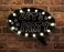 Metal Speech Bubble Writing Black Chalkboard with LED Lights 41x27cm