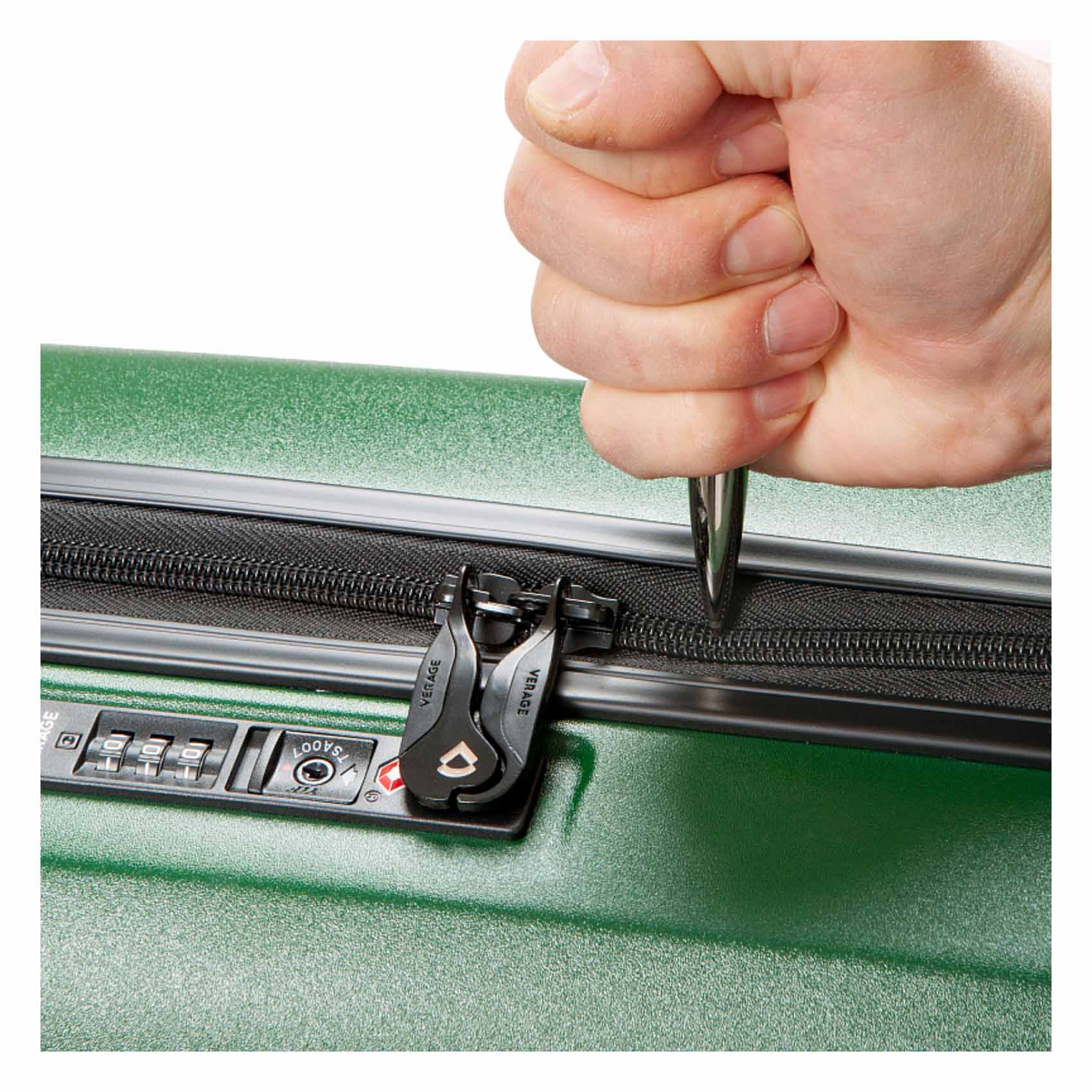 Verage GM20075 Houston Trolley Suitcase 20cm Dark Green