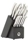 Master Chef 15-Piece Kitchen Knife Set, Black/Silver
