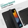 Ntech iPad 8Th Generation Case 2020/iPad 7Th Generation Case 2019, [Shock Absorption] Ultra Slim Lightweight Trifold Stand Smart Cover For iPad 10.2 Inch 2020/2019 Release Tablet, Black