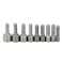 Hex Shank Nut Setter Set 9 Pcs, Handle Electric Nut Driver Drill Bit Socket Wrench Screw Magnetic HORUSDY SDY-94168