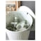 Knodd Bin With Lid, White 40 L