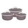 Jaypee Microsmart Casserole With Lid Set Grey 3