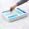 YouCopia StoraBag Plastic Sandwich Bag Organizer for Kitchen Storage, 5-Slot, White, YCA-50401