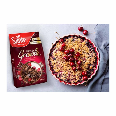 Sante Gold Granola Brownie and Cherry - 300 gram