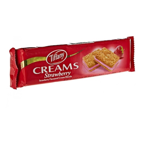 Tiffany Strawberry Flavoured Cream Biscuits - 84 gram