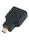 Generic HDMI Female To Micro HDMI Type D Male Adapter, Black