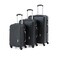 Senator KH132 3 Pcs Hard Casing Trolley Luggage Set Black
