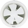 Geepas Exhaust Fan GF21169, Long-Life Motor And Low-Energy Consumption, Perfect For Residential And Commercial Use, 5 Blade, 6" Fan Type With An Abs Body, White - 1 Year Warranty