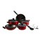 Prestige Classique Nonstick Cooking Set 12 Pieces Red