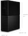 Western Digital 4TB My Book Desktop USB 3.0 External Hard Drive Black - WDBBGB0040HBK-EESN