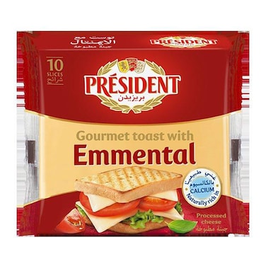 President Slice Cheese Toast with Emmental 200g