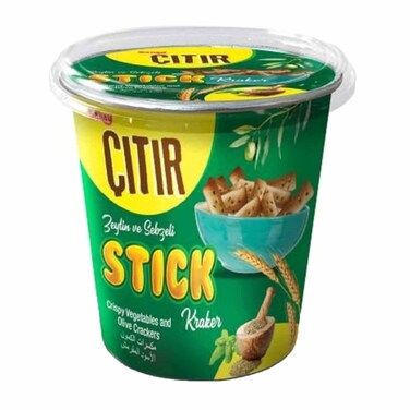 Saray Citir Crispy Vegetables And Olive Stick Crackers 75g