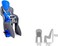 ITG Mogoo Bicycle Rear Carrier Mounted Baby Seat, Blue, Child Rear Bicycle Seat Gh523, Bike Seat Safety Seat Adjustable Child Bike Carrier Seat For Bicycle