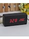 Generic - Digital LED Desk Clock Black 17centimeter