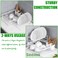 Aiwanto - Dish Drying Stand Bowl Storage Rack Plate Organizer Utensil Holder for Kitchen Countertop Large Capacity Antibacterial Stylish White