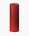 Red Glitter pillar candle