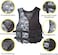 Life Jacket Safety Vests Water Suit Kayak Boating Swimming Surfing Drifting Gear, Size XL, 75 to 90Kg. - Black.