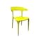 Jilphar Furniture Polypropylene Indoor/outdoor chair JP1034E,Yellow