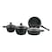 Avci Home Maker Farah Ceramic Coating Cookware Set Green 7 PCS
