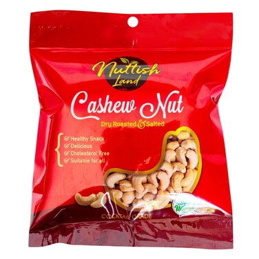 Nuttishland Dry Rosted And Salted Cashew Nuts 100g