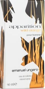Emanuel Ungaro Apparition Wild Orange Eau De Toilette For Men, 90ml