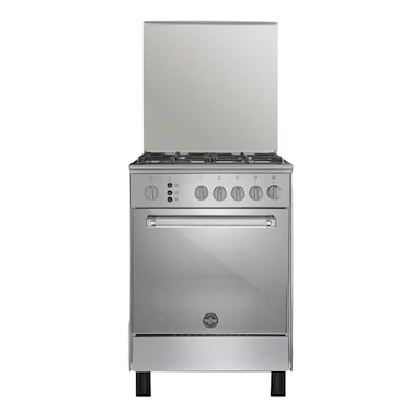 بوتاجاز لا جيرمانيا غاز - 4 شعلة - 60 سم - ستانلس - 6D80GRB1X4AWW