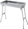 Biki Stainless Steel Charcoal Bbq Grill With Stand &amp; 5Kg Charcoal